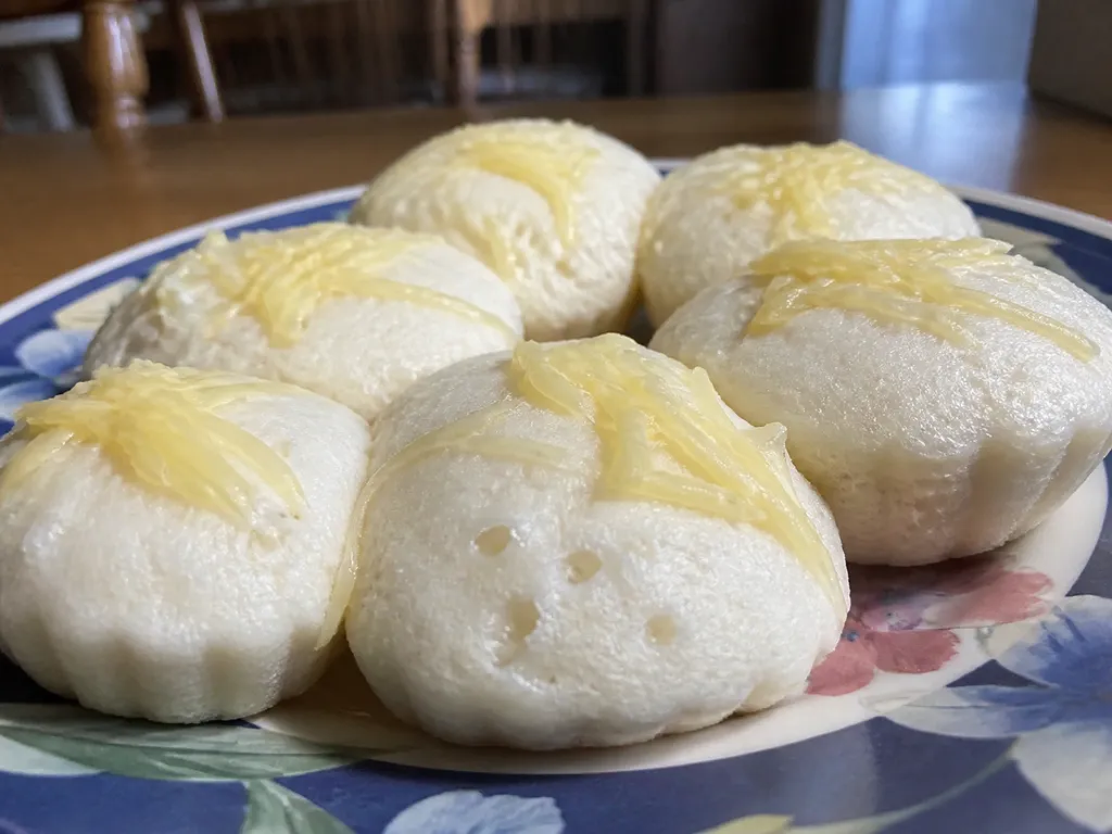 Puto — plated and served