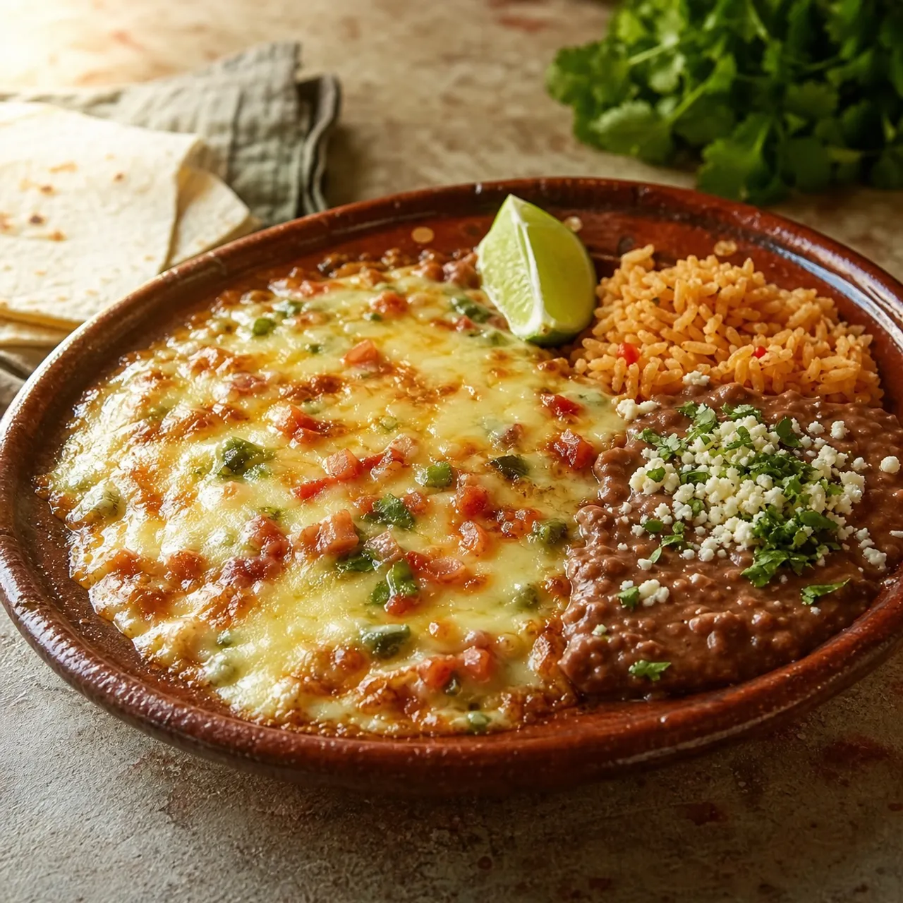 Queso Flameado — Tex Mex recipe