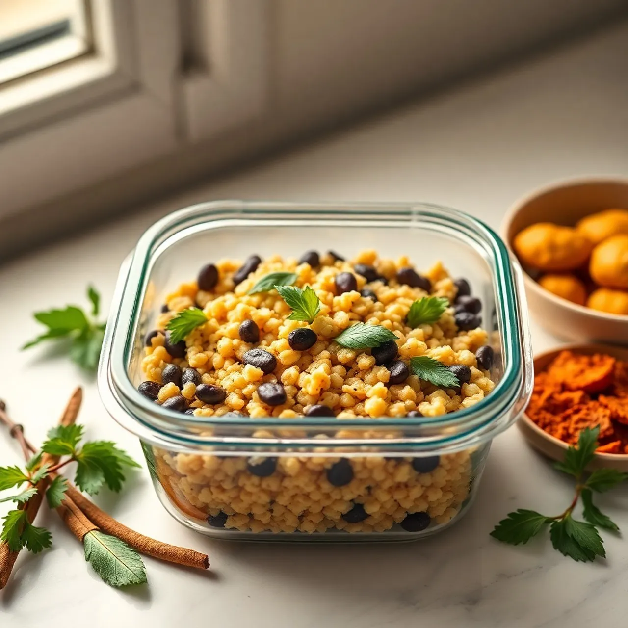 Quinoa Black Bean Salad — Meal Prep recipe