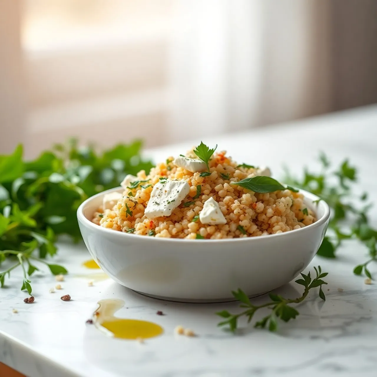 Quinoa Salad with Feta — Mediterranean recipe