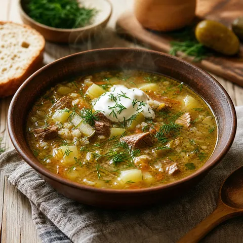 Rassolnik — Eastern European recipe
