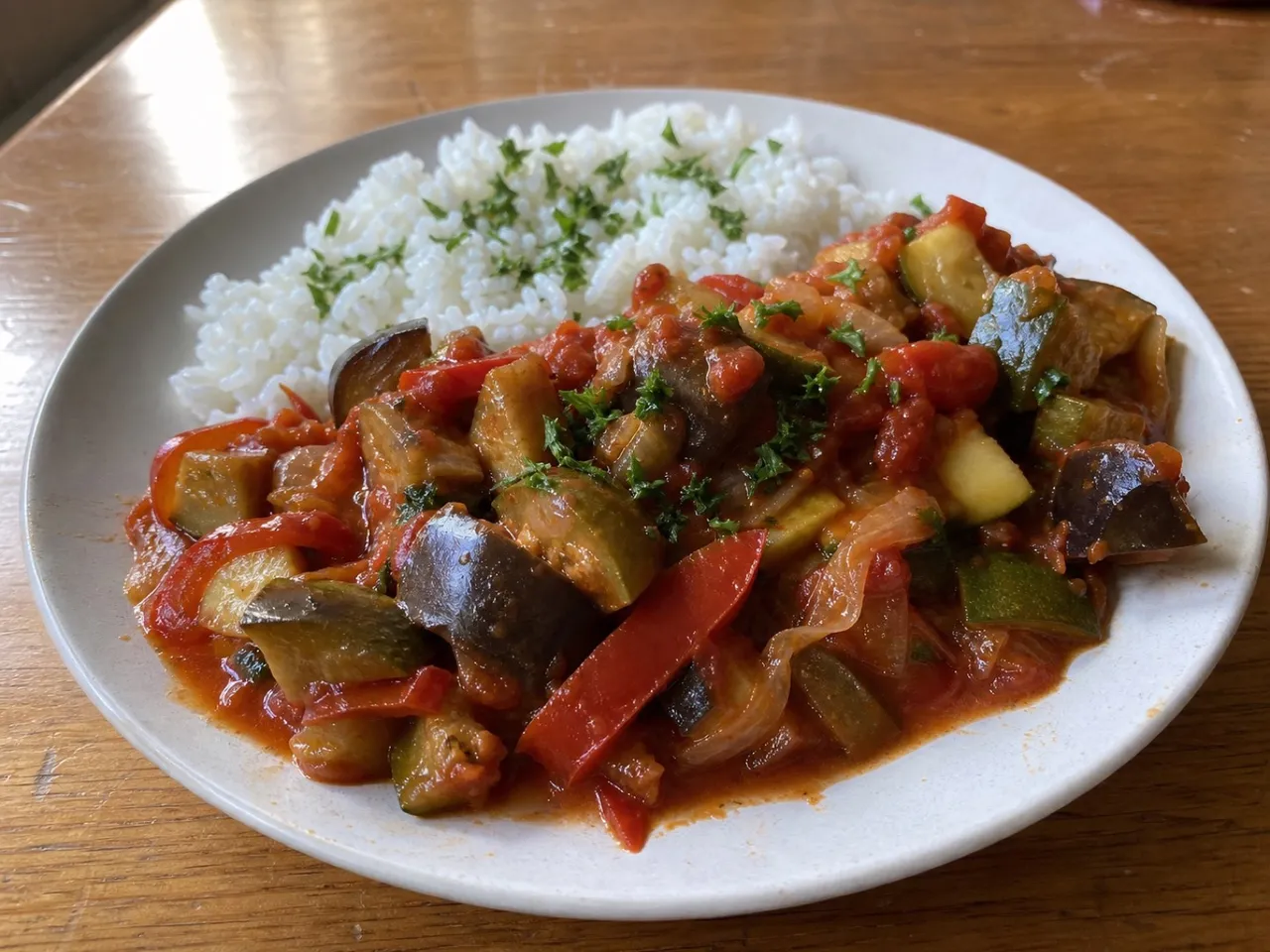 Ratatouille — served