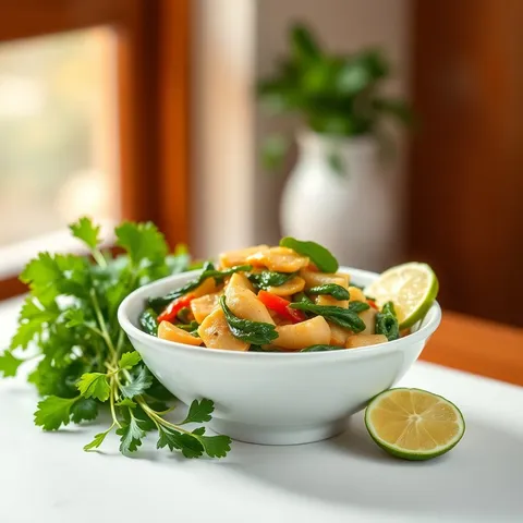 Rau Muống Xào Tỏi (Stir-fried Water Spinach with Garlic)