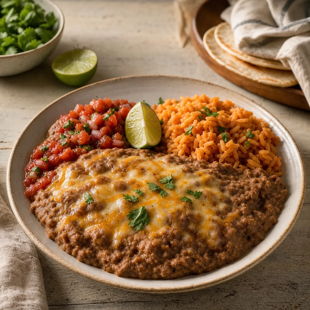 Refried Beans — Tex Mex recipe