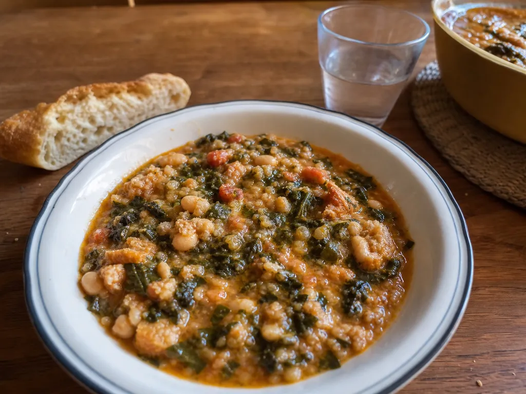 Ribollita — plated and served