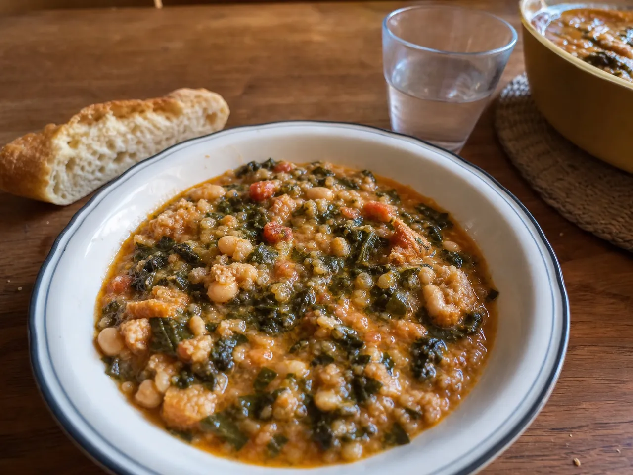Ribollita — served