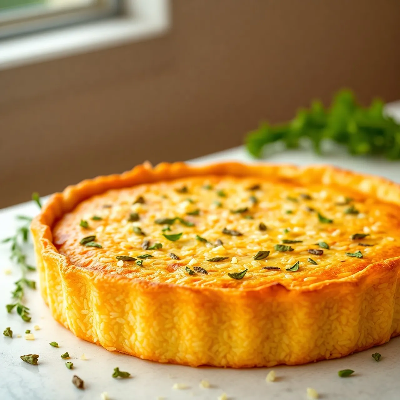 Rice Crust for Quiches or Pies (Gluten-Free) — Breads recipe