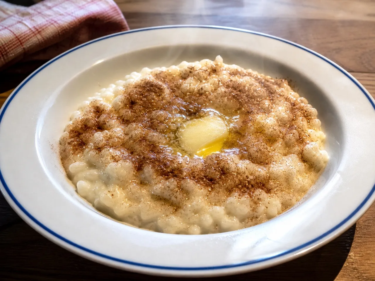 Risgrynsgröt — served