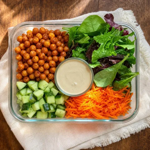 Roasted Chickpea Salad — Meal Prep recipe