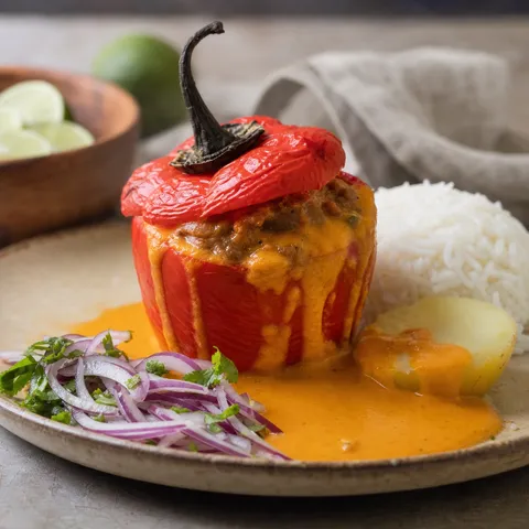 Rocoto Relleno (Peruvian Stuffed Spicy Peppers) — Peruvian recipe