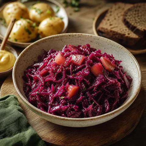 Rotkohl (Braised Red Cabbage with Apples) — German recipe