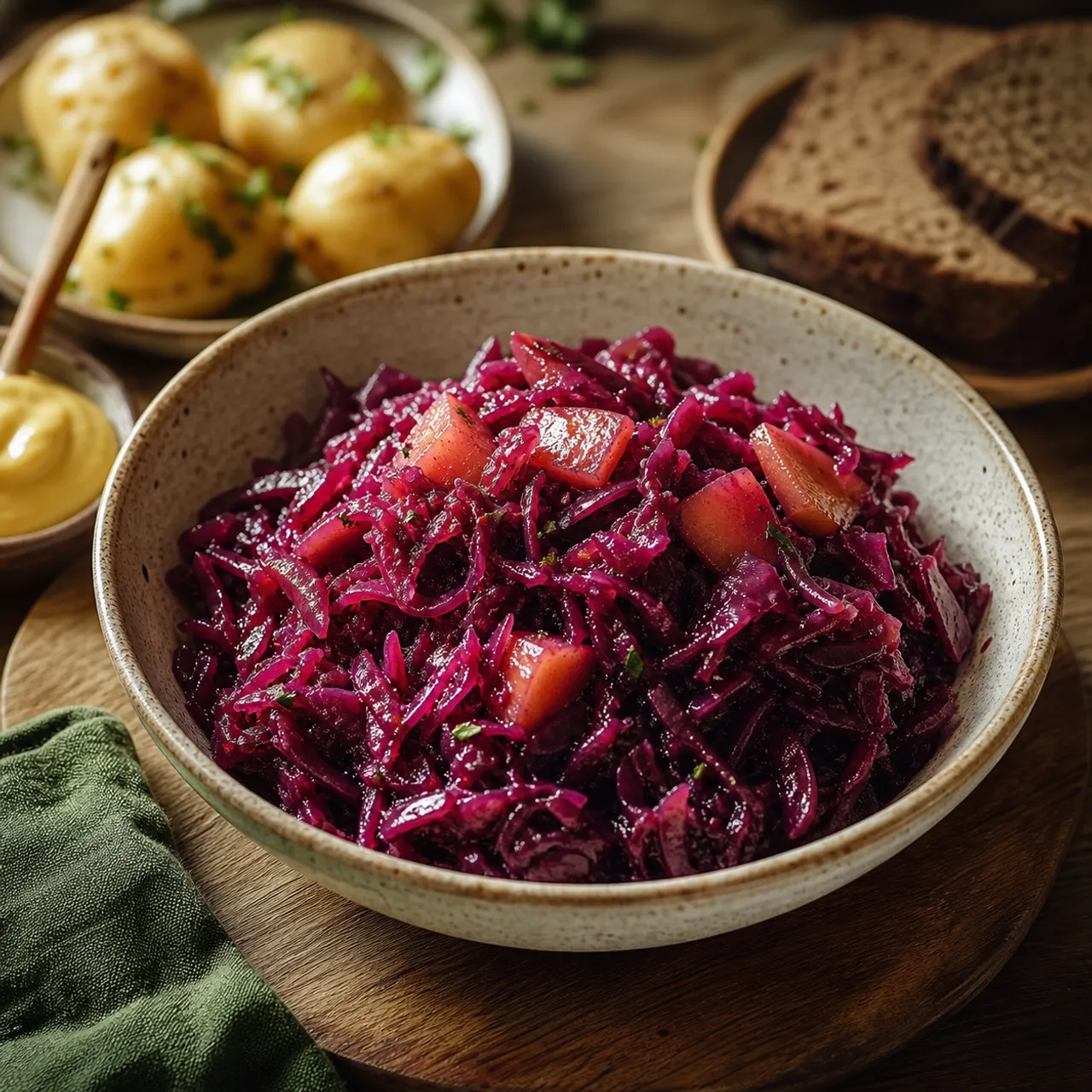 Rotkohl (Braised Red Cabbage with Apples) — German recipe