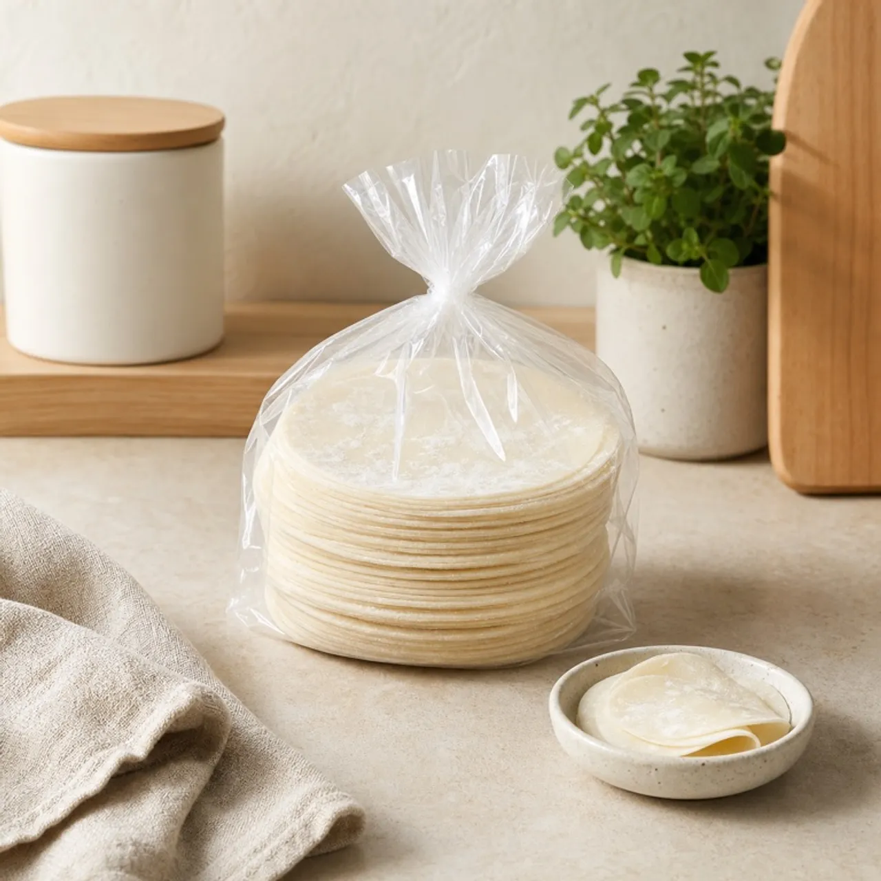 Round Dumpling Wrappers — Food Lens