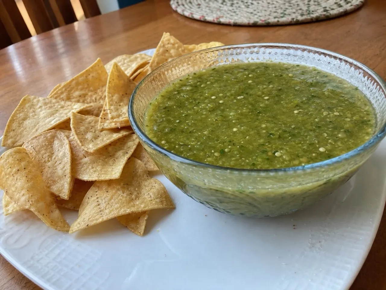 Salsa Verde — served