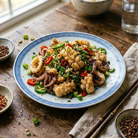 Salt and Pepper Squid — Chinese recipe