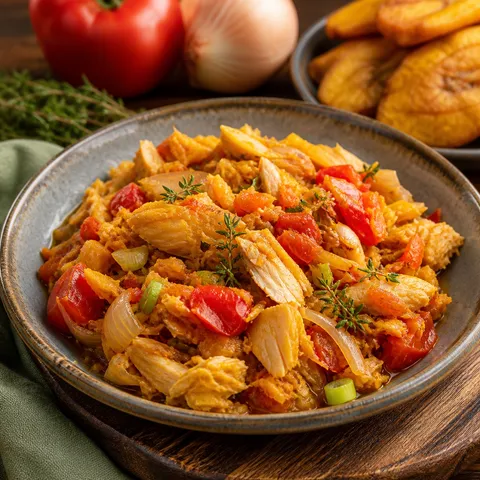 Saltfish Buljol — Caribbean recipe