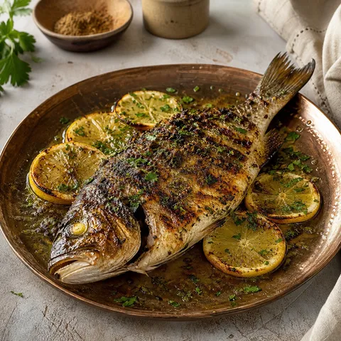 Samak Mashwi — Middle Eastern recipe