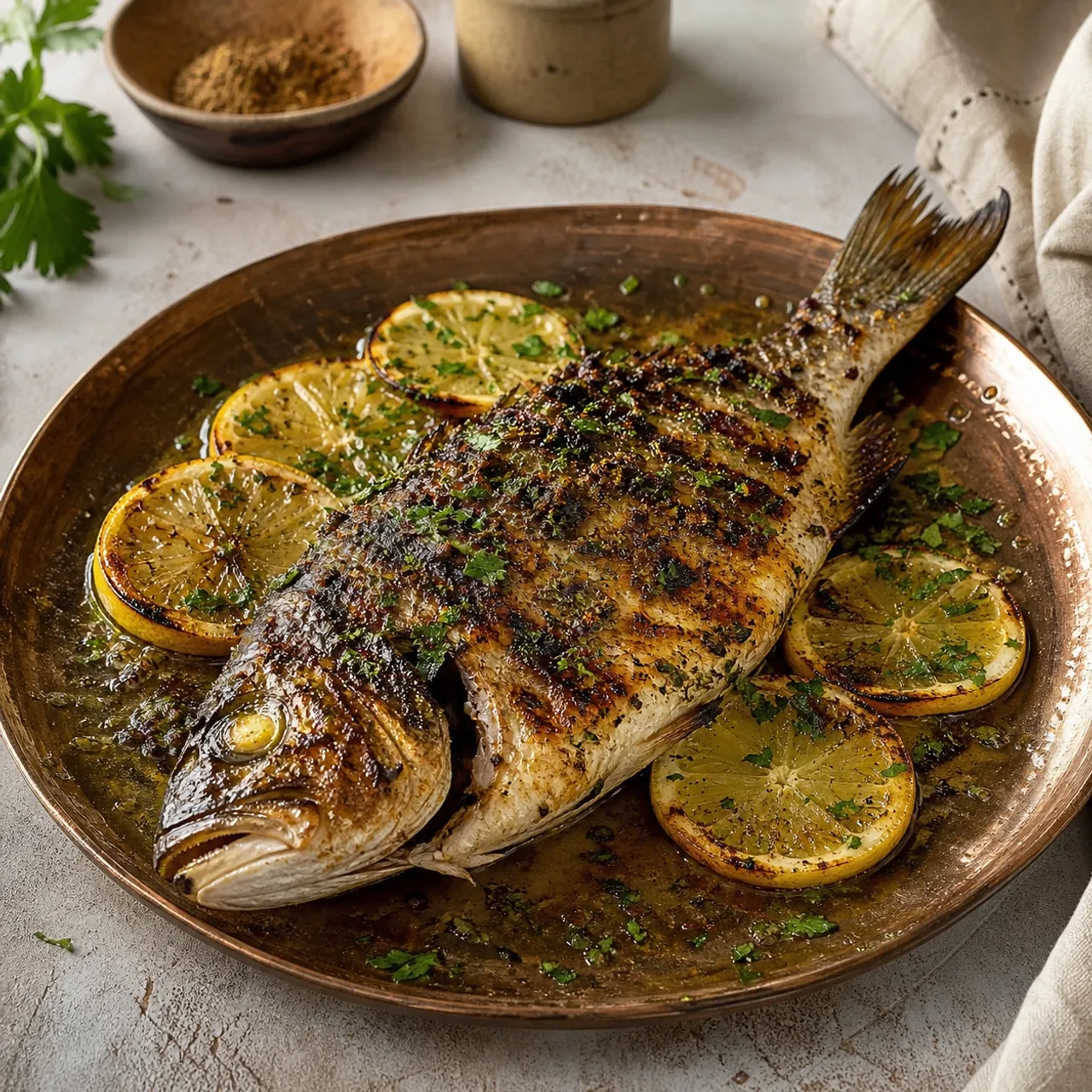 Samak Mashwi — Middle Eastern recipe