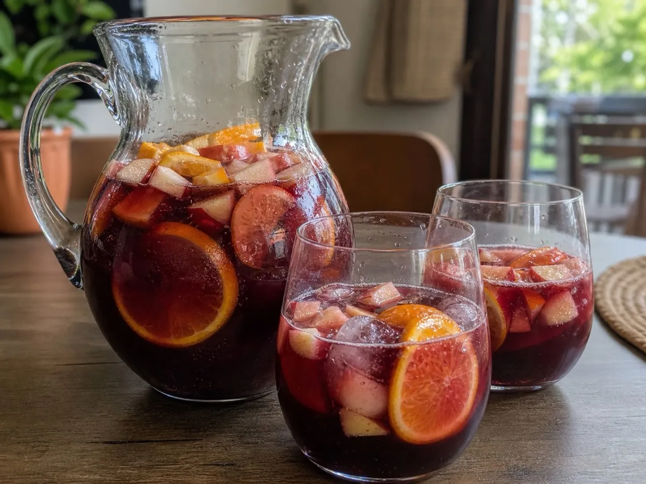 Sangria — served