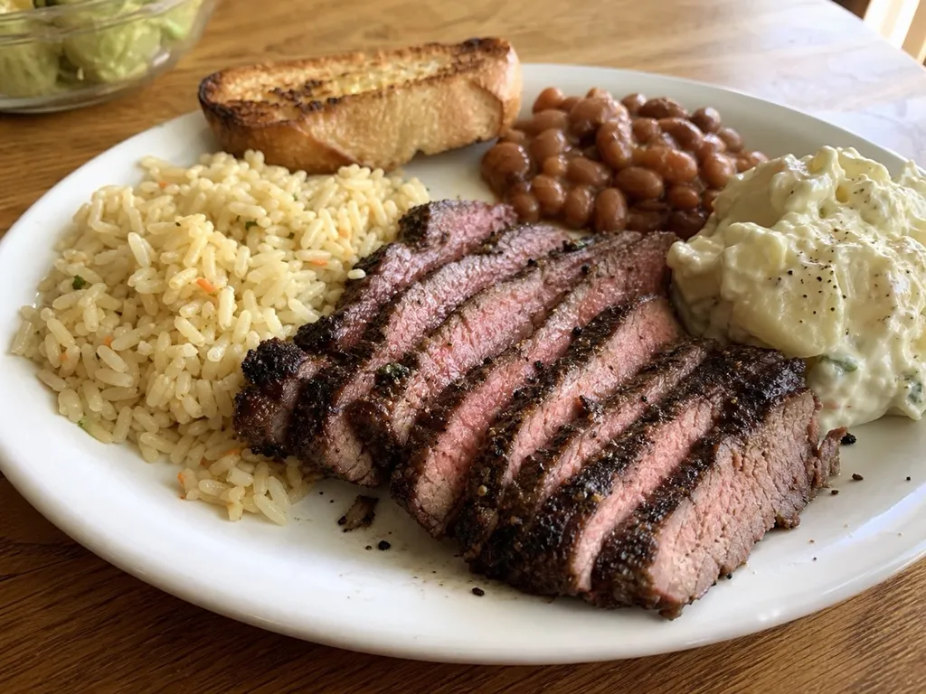 Santa Maria Tri-Tip — plated and served