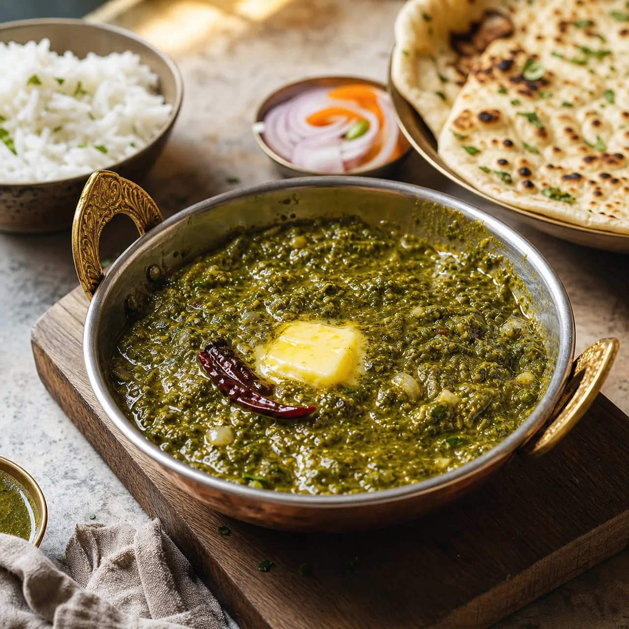 Sarson Ka Saag — Indian recipe