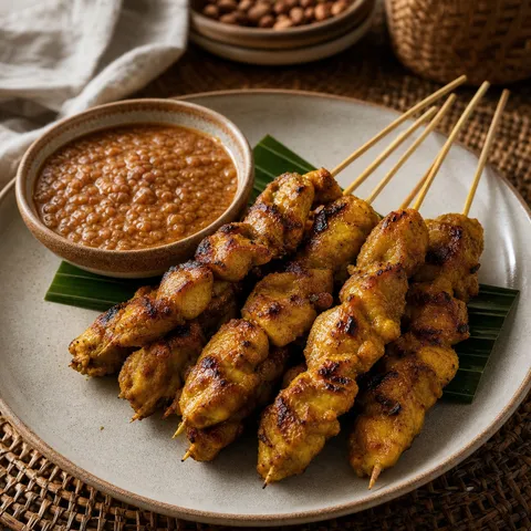 Satay Ayam — Indonesian & Malaysian recipe