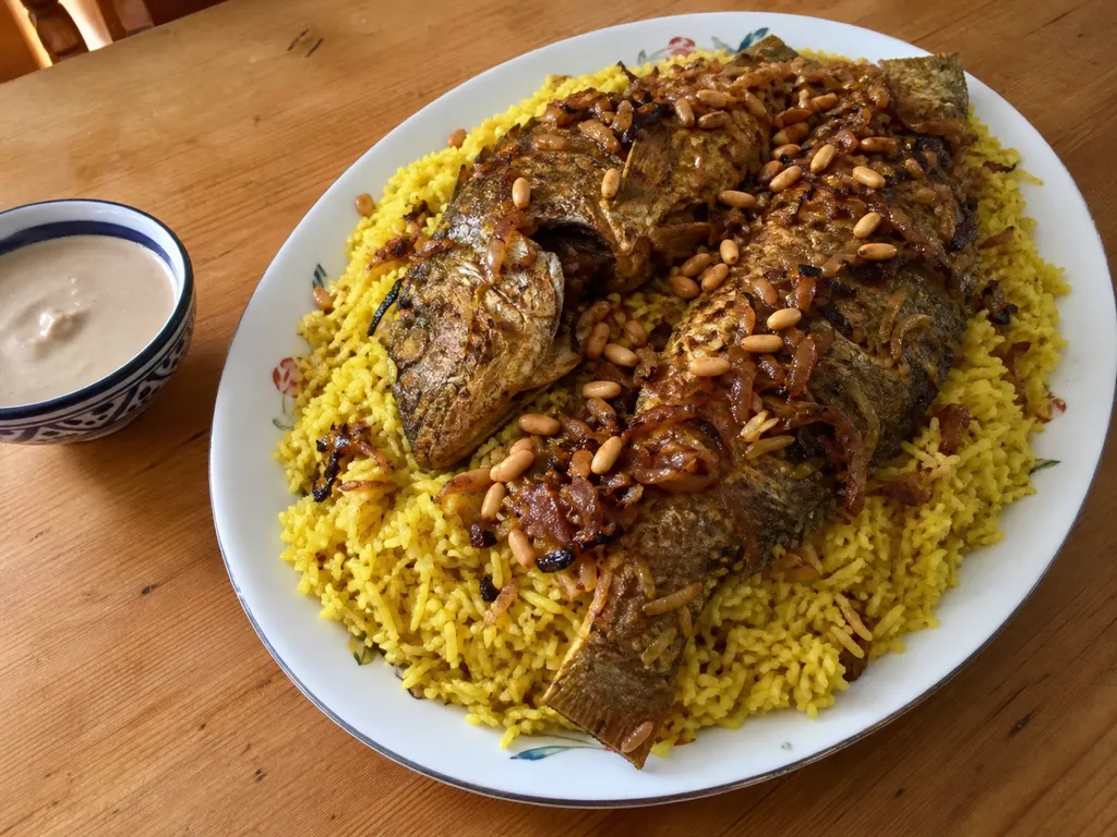 Sayadiya — plated and served