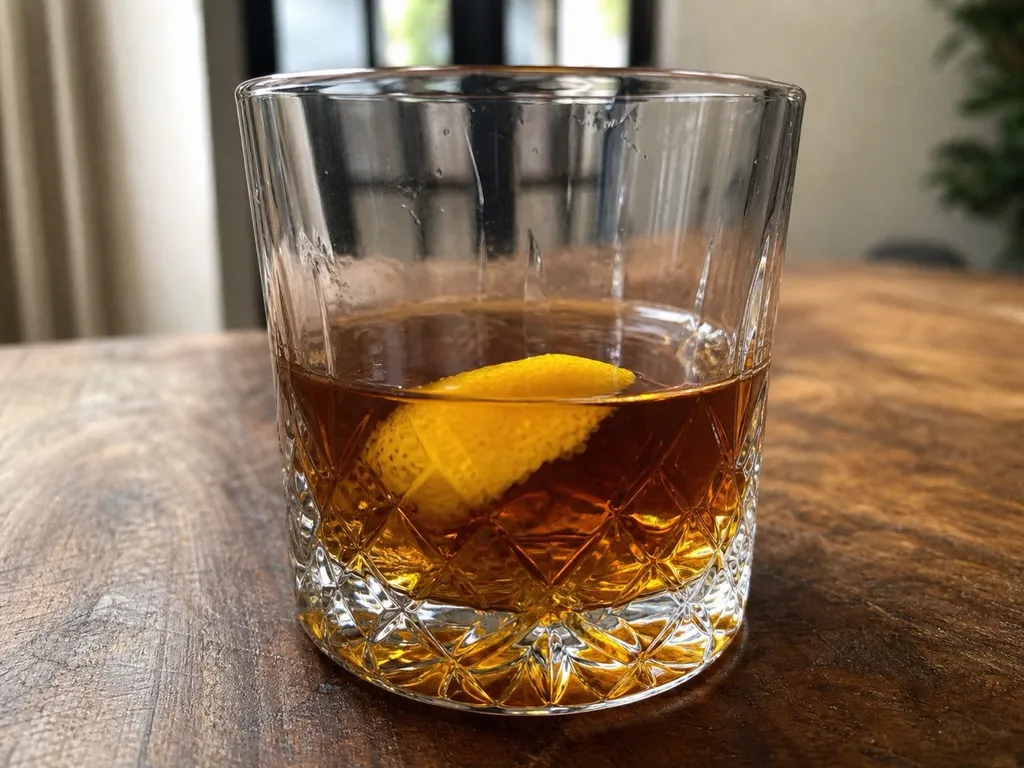 Sazerac Cocktail — plated and served