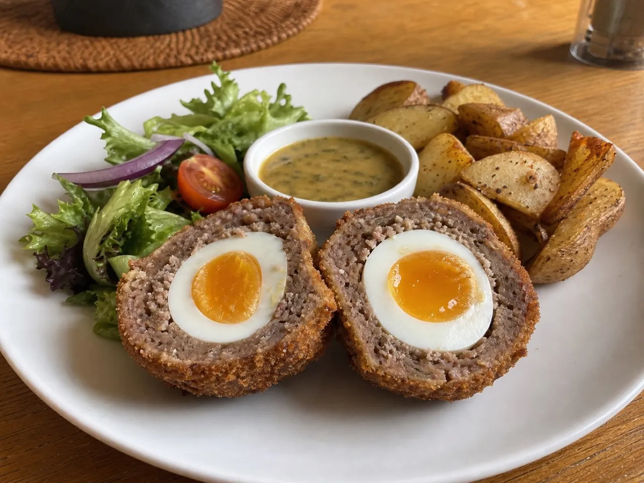Scotch Egg — served