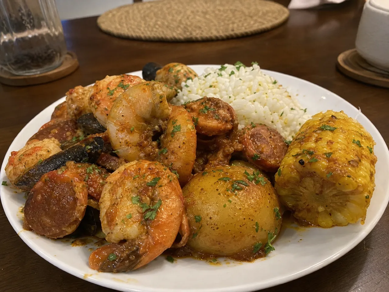 Seafood Boil — served