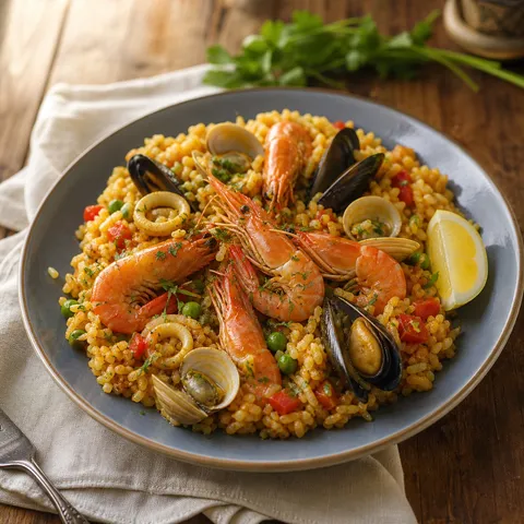 Seafood Paella — Seafood recipe