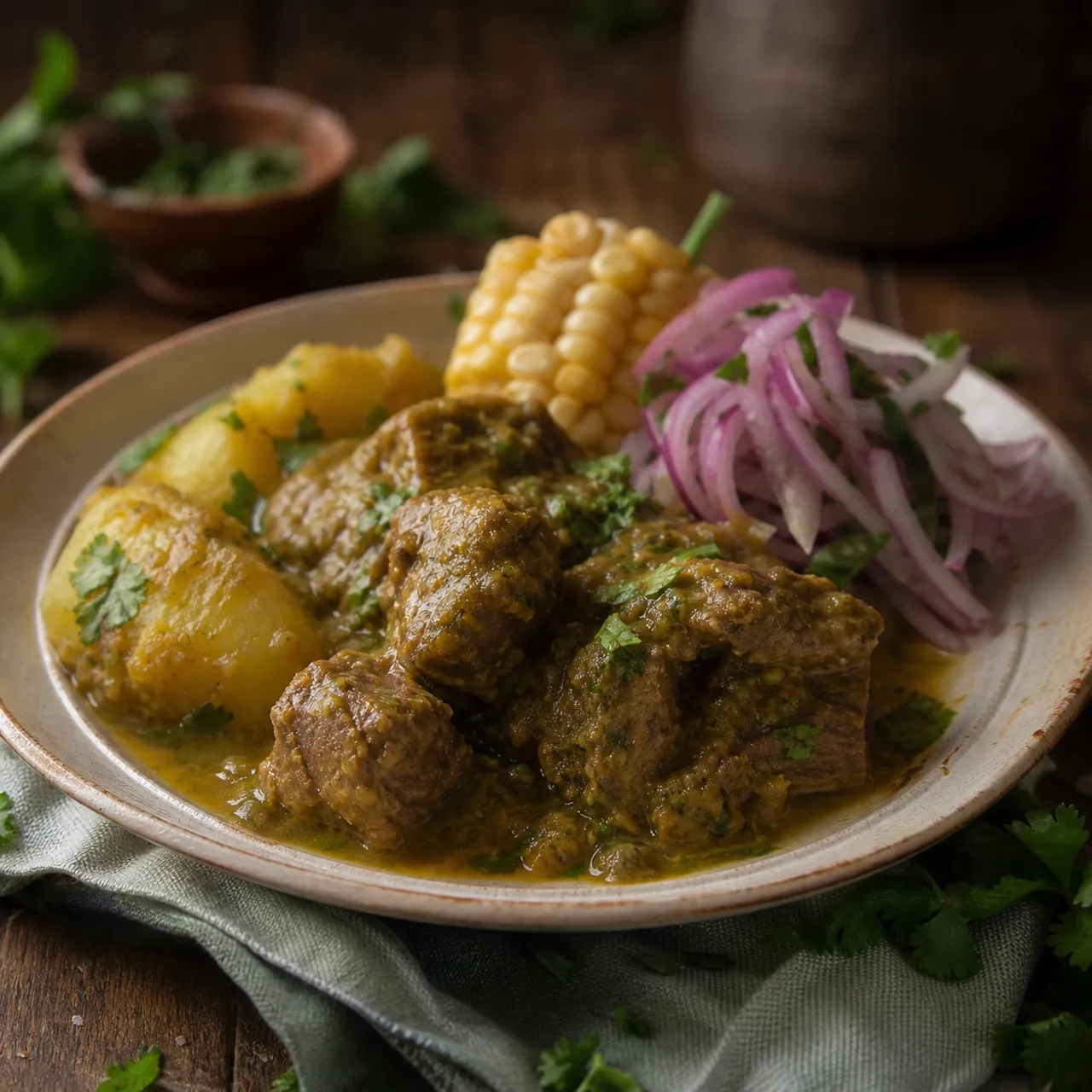 Seco de Cordero (Peruvian Lamb and Cilantro Stew) — Peruvian recipe
