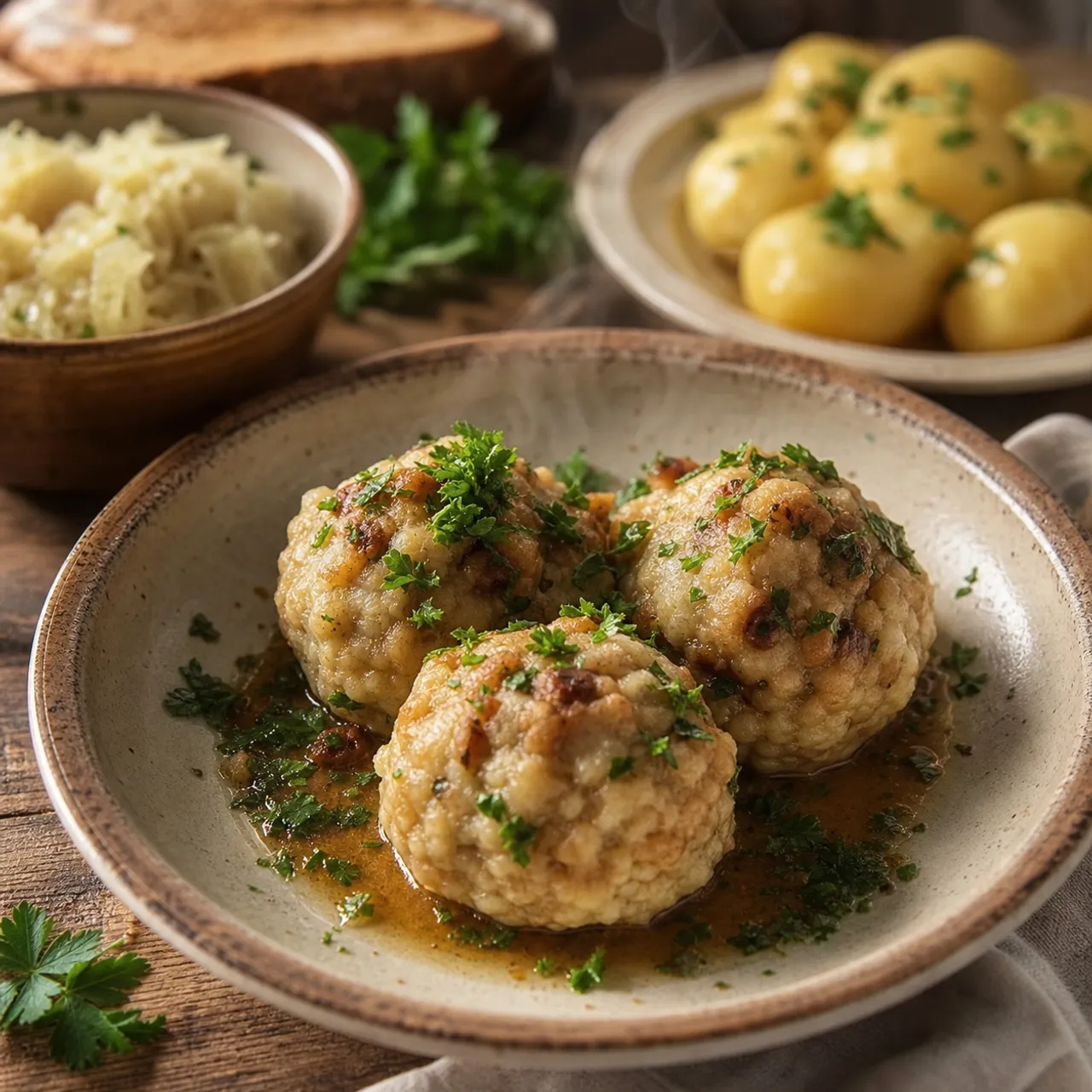 Semmelknödel (Bavarian Bread Dumplings) — German recipe
