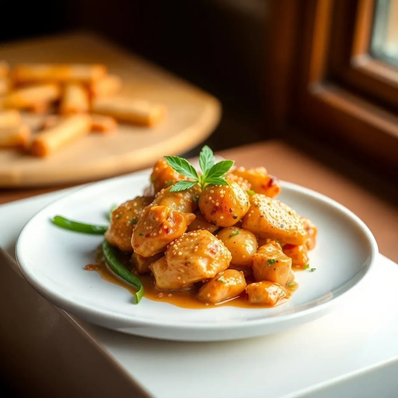 Sesame Chicken with Honey Dip — Chicken & Poultry recipe