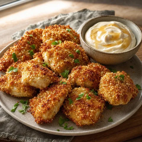 Sesame Chicken with Honey Dip — Chicken & Poultry recipe