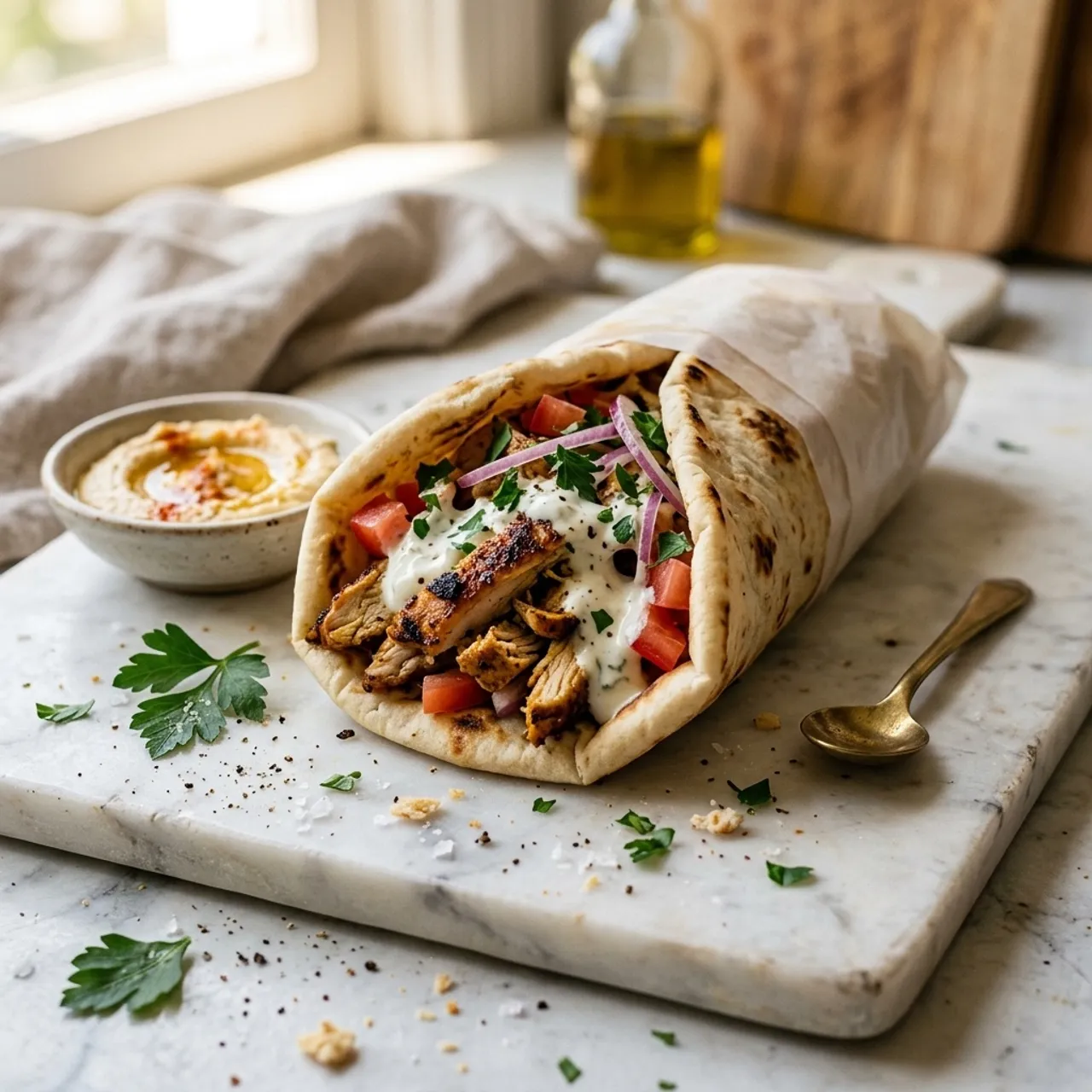 Shawarma Wraps — Mediterranean recipe