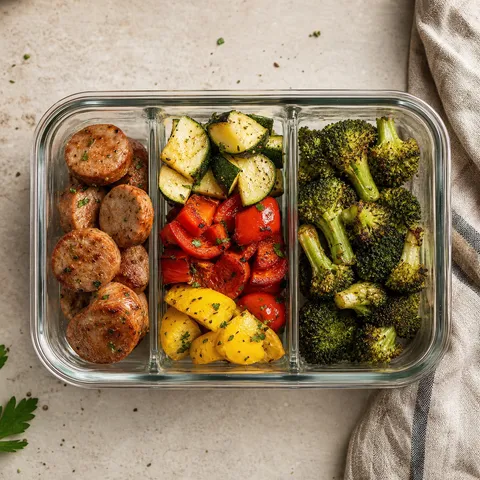 Sheet Pan Sausage and Veggies — Meal Prep recipe