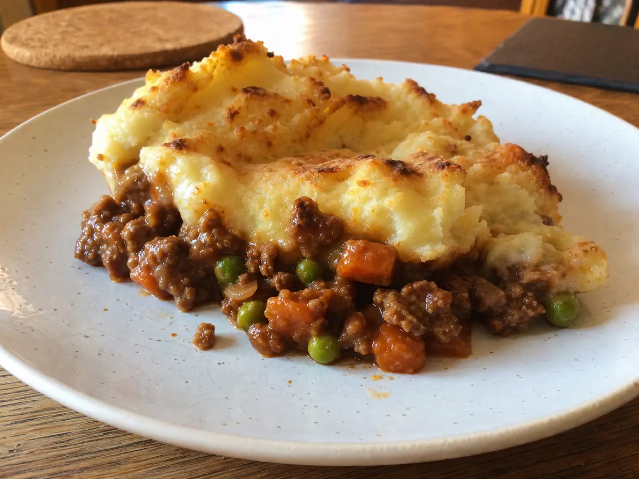 Shepherd's Pie — served