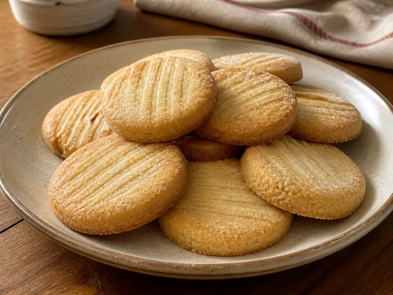 Shortbread Cookies — served