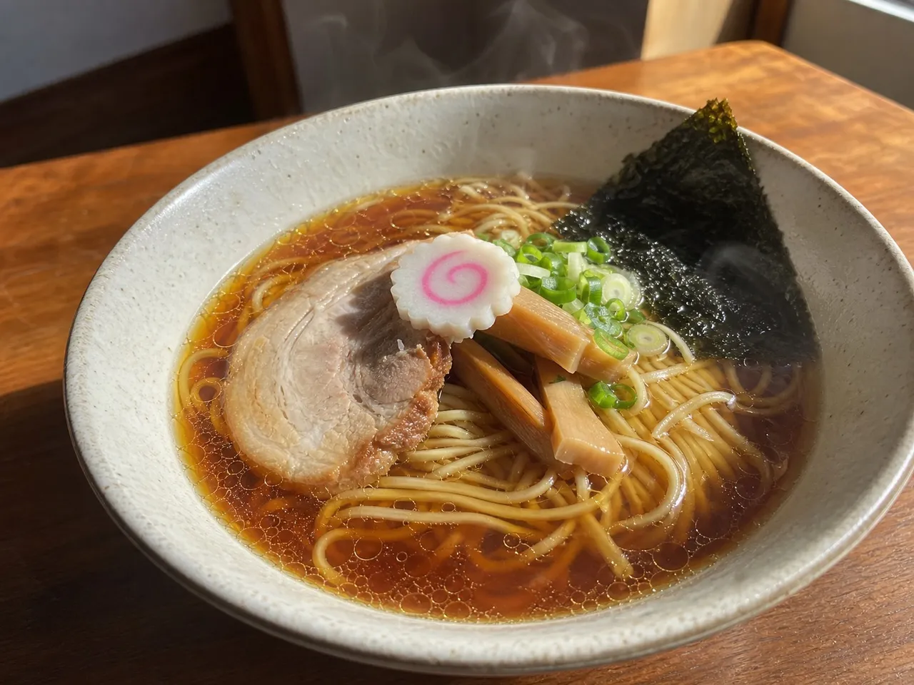 Shoyu Ramen — served