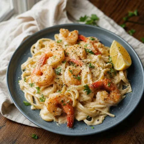 Shrimp Alfredo — Seafood recipe