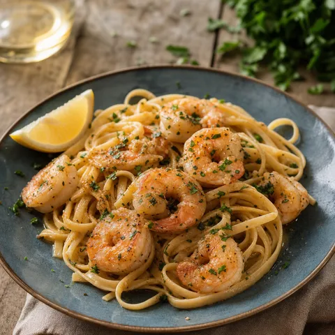 Shrimp Scampi Linguine — Seafood recipe