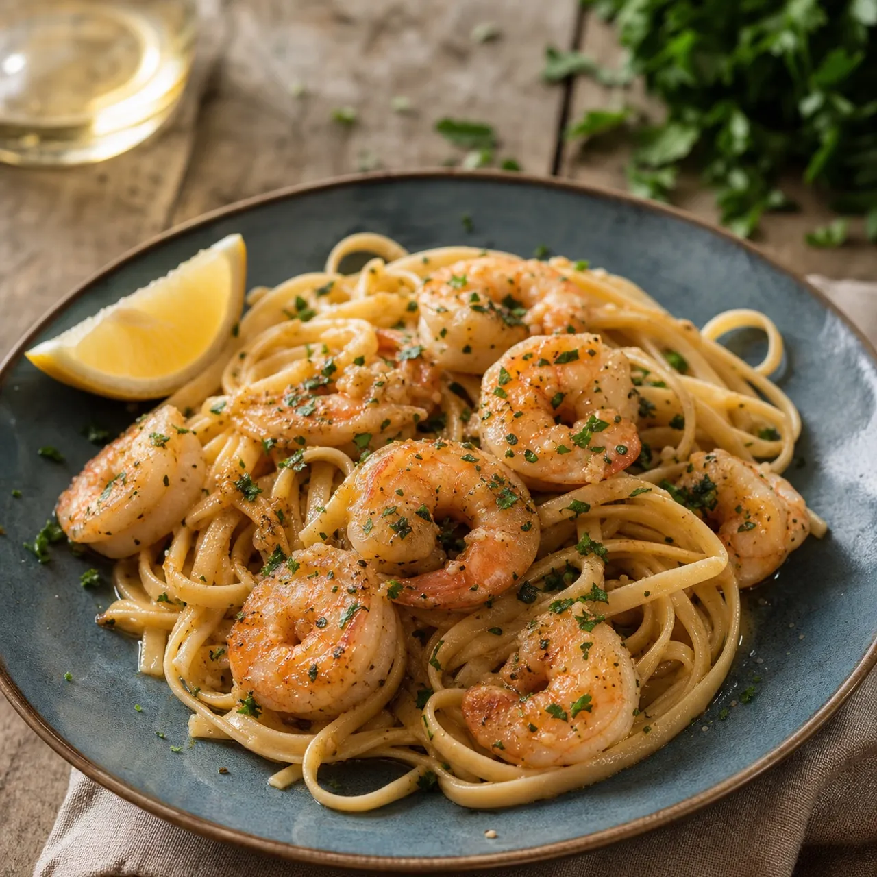 Shrimp Scampi Linguine — Seafood recipe