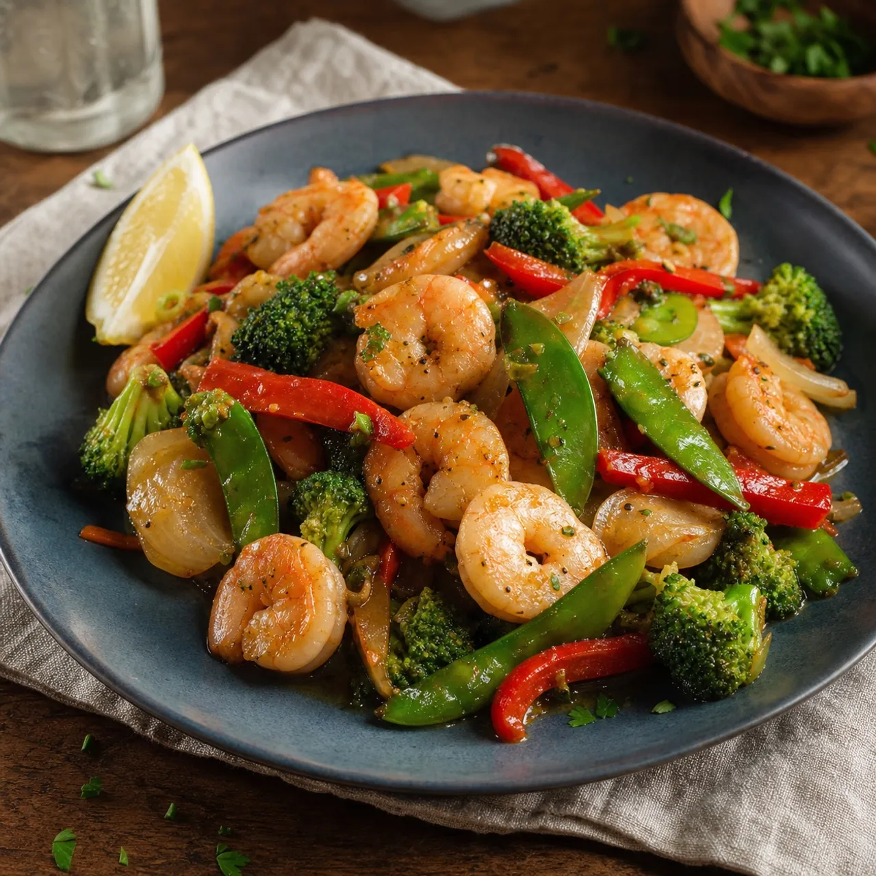 Shrimp Stir-Fry with Vegetables — Seafood recipe