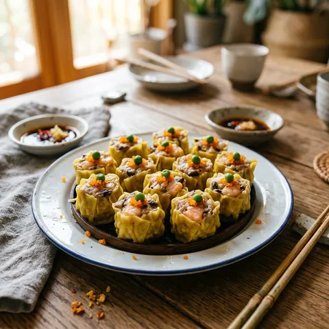 Shumai (Pork and Shrimp Dumplings) — Chinese recipe