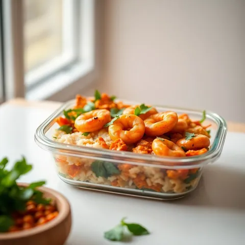 Sizzling Shrimp Fajita Meal Prep Bowls