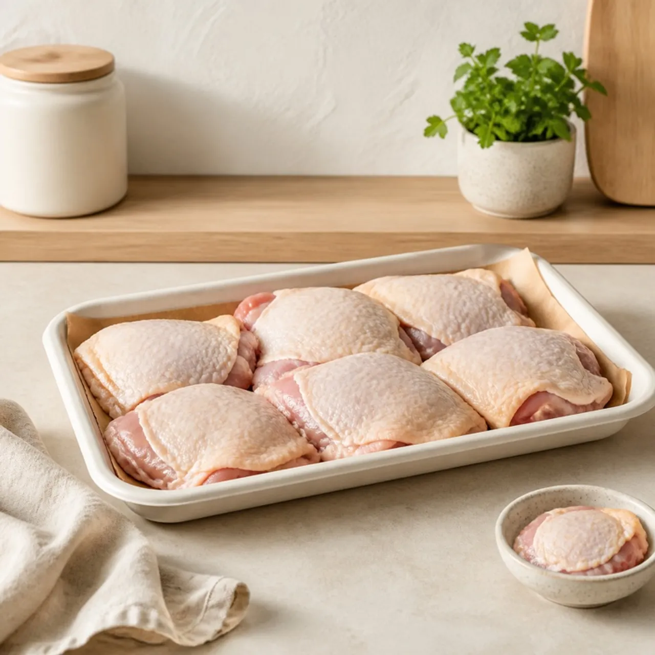 Skin On Chicken Thighs — Food Lens