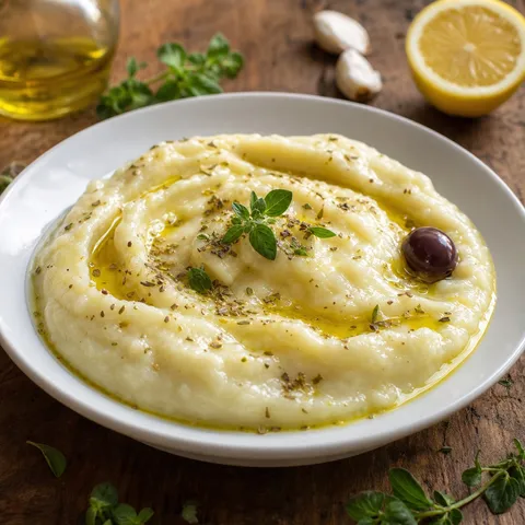 Skordalia (Garlic Potato Dip) — Greek recipe