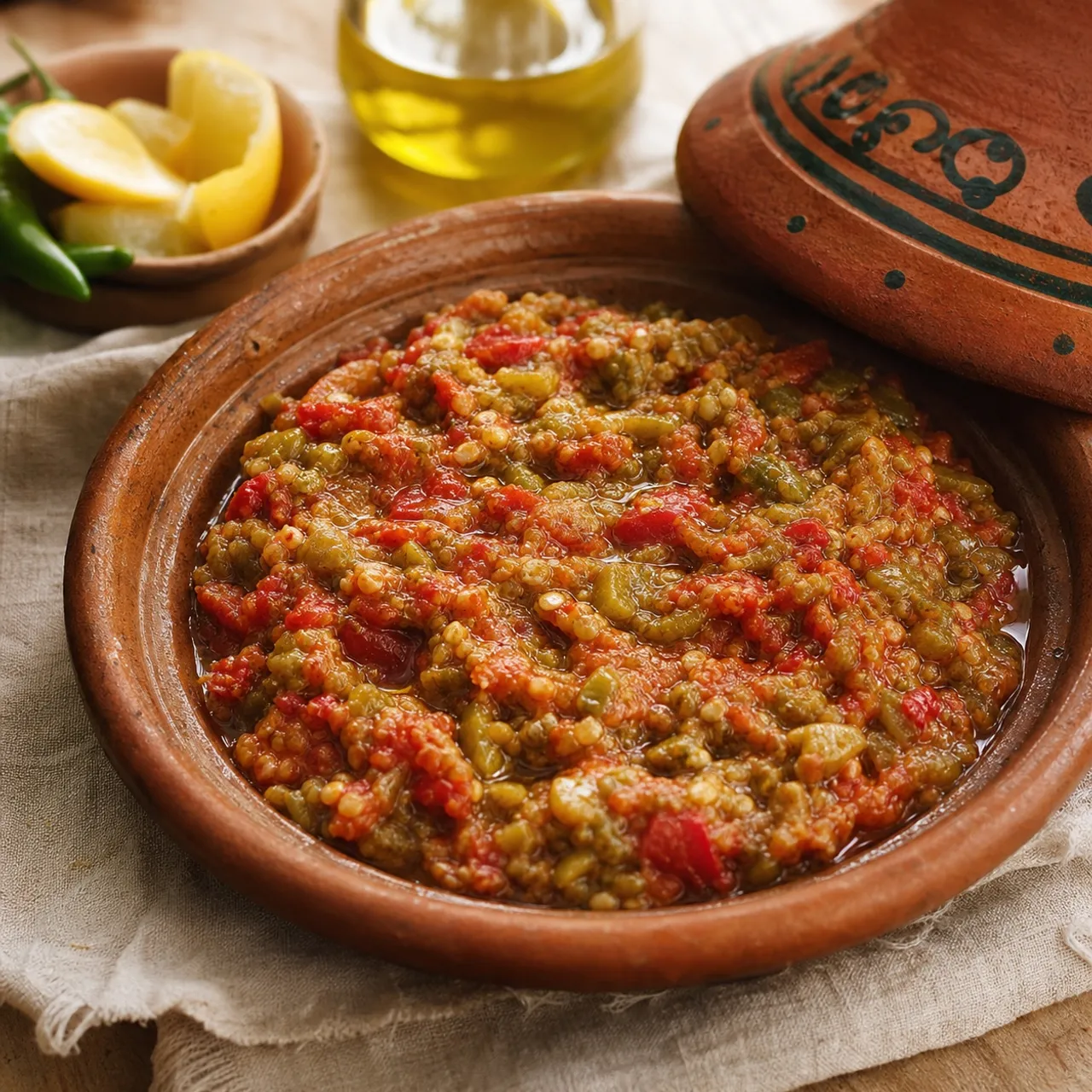 Slata Mechouia — North African recipe