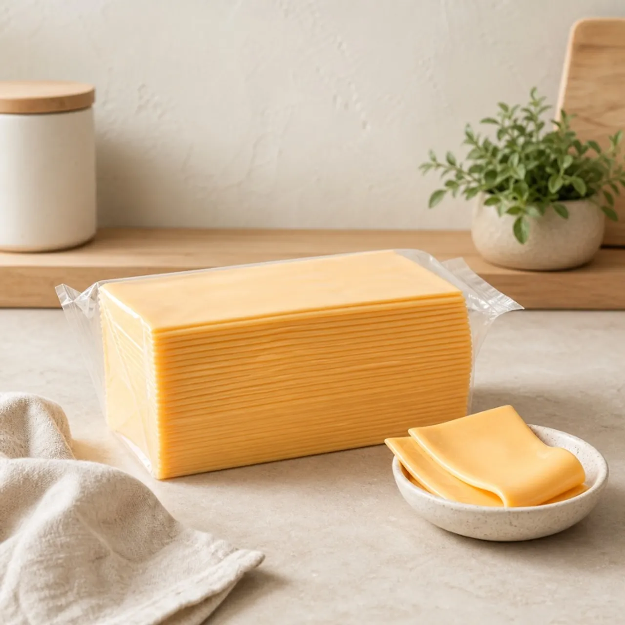 Sliced cheese — Food Lens